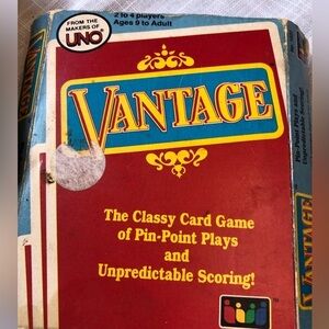 Vintage 1985 Vantage Card Game by The Makers of Uno Complete